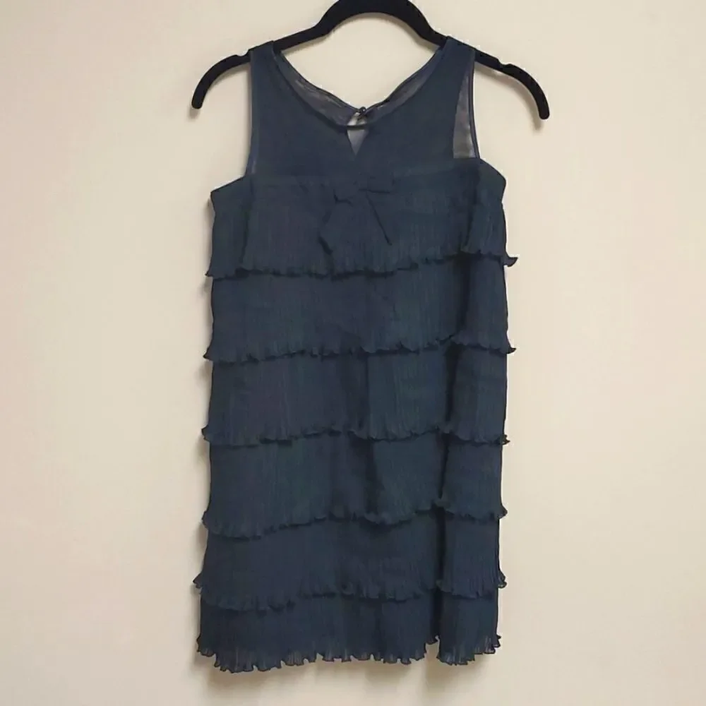 CHILDREN'S PLACE Black Ruffled Dress - Size 14‎